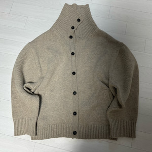 [L]유스 헤비 웨이트 니트 가디건 멜란지 베이지