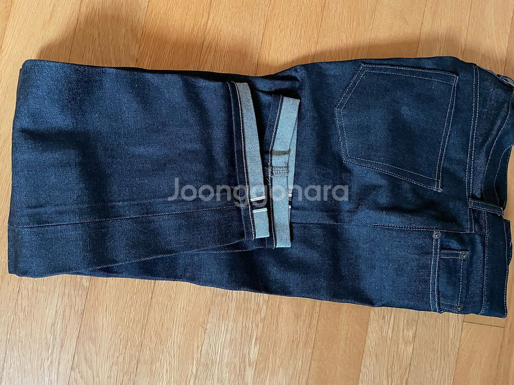 유니클로 셀비지데님 레귤러핏 32--4