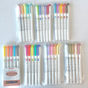 마일드라이너 형관펜 5색 세트