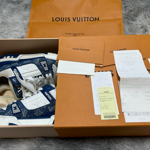 [풀구성/8사] 루이비통 LV 트레이너 스니커즈 데님