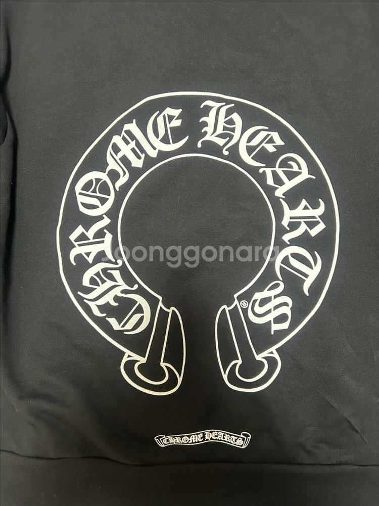 [크림구매] 크롬하츠 홀스슈 로고 맨투맨 블랙 S--1