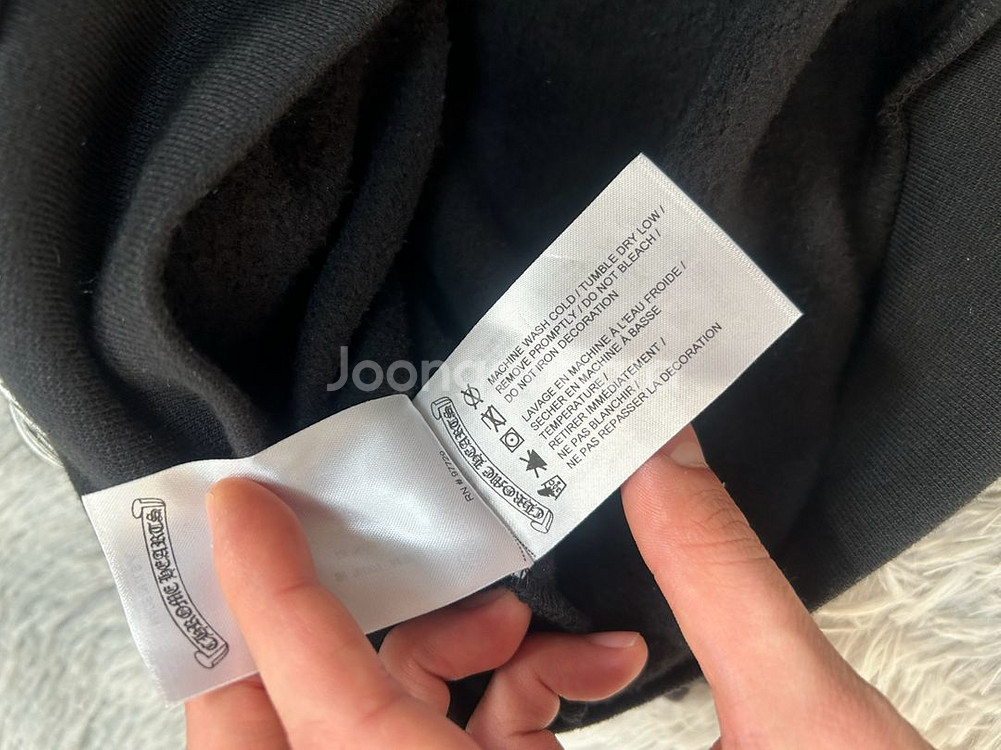 [크림구매] 크롬하츠 홀스슈 로고 맨투맨 블랙 S--8