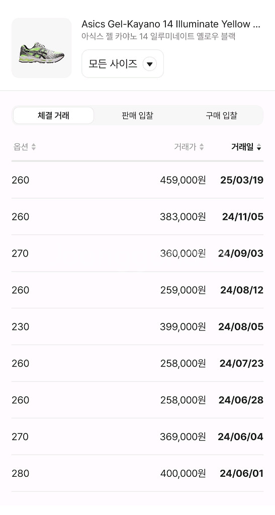 아식스 젤카야노14 옐로우블랙 나이키스니커즈구찌루이비통--2