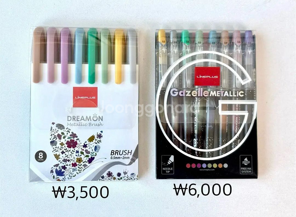 메탈릭 브러쉬펜, 메탈릭펜 세트--0