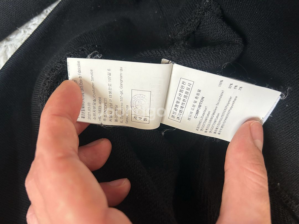 우영미 21ss 플라워 후드티 블랙 44--6