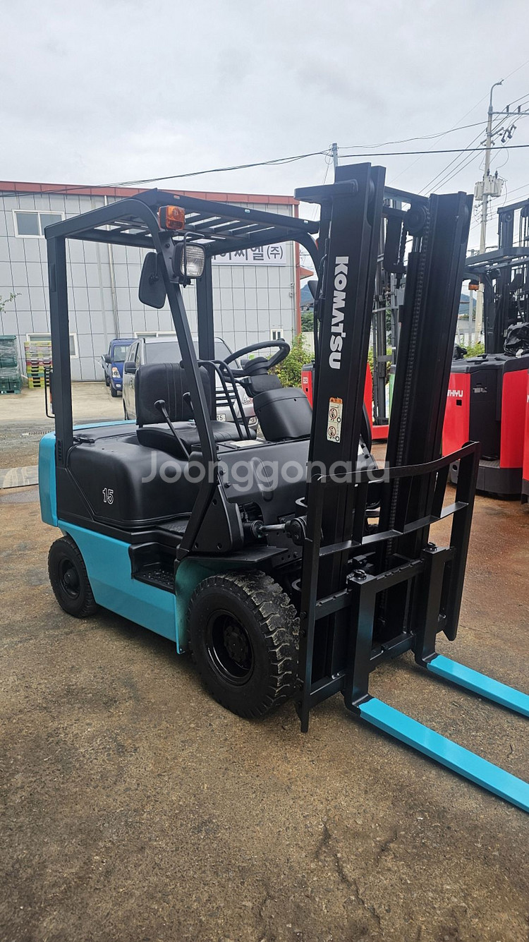 저렴한 코마츠 좌식 1.5톤 휘발유지게차 3M 400만--4