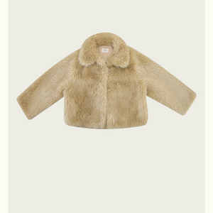 리본빛 퍼 자켓 alva fur jacket