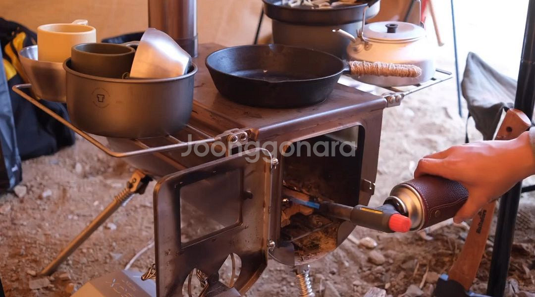 위너웰 우드랜더 더블뷰 L 화목난로--9