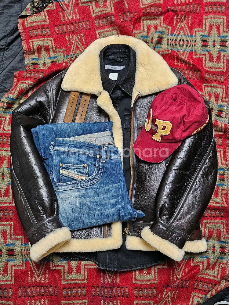 Series CPO 데님 셔츠형 자켓 L--3