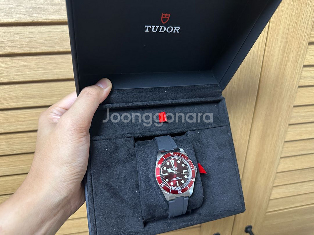 튜더 블랙베이 58 버건디 미착용--1