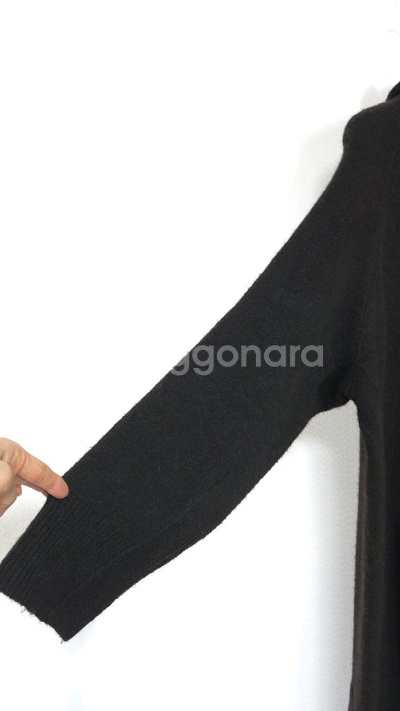 한섬 시스템 루즈핏 레이어드 니트 롱원피스 F 사이즈--3