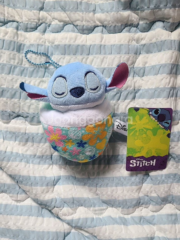 ~11/30 1천 할인 - 디즈니 잠자는 스티치 키링--0