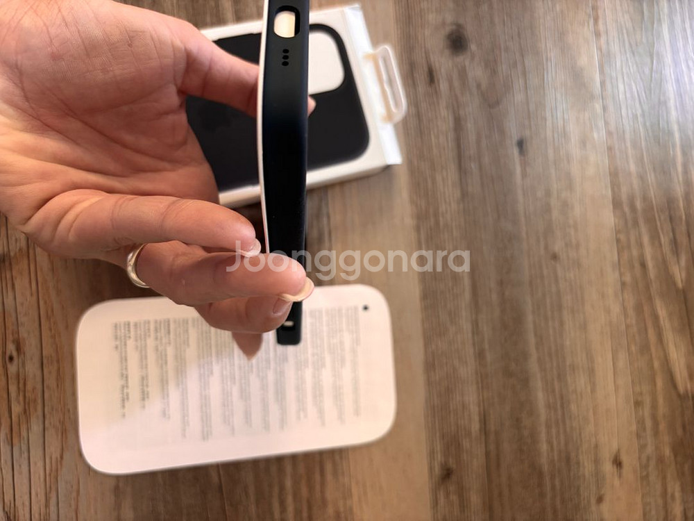 아이폰15 애플 정품 실리콘 케이스 블랙!!--6