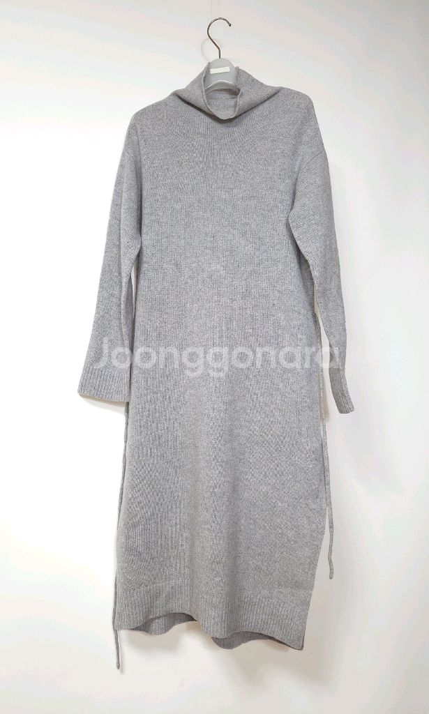 빈스 하이넥 울 캐시미어 니트 원피스 44 ~ 66--3