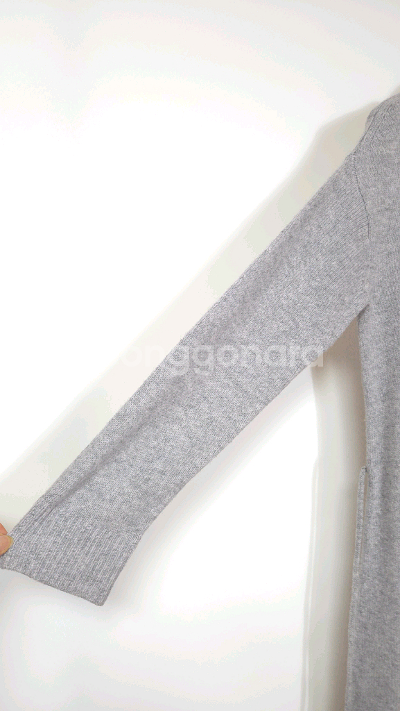 빈스 하이넥 울 캐시미어 니트 원피스 44 ~ 66--5