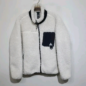 (95) 네파 후리스 점퍼 화이트 뽀글이 플리스 자켓