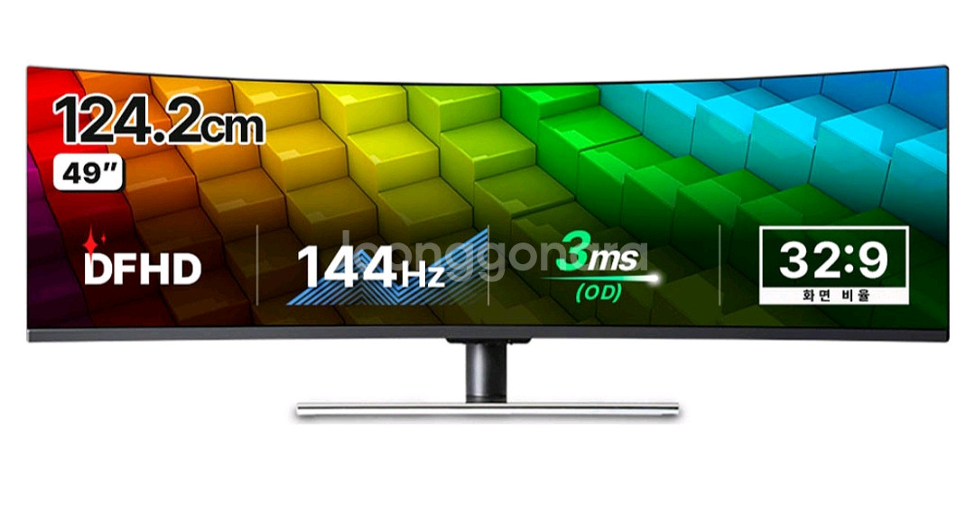 49인치 모니터(ULTRON 4977SUC)+모니터암--0