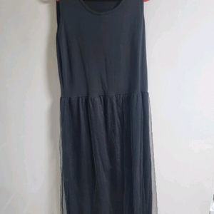 레이어드 민소매 원피스