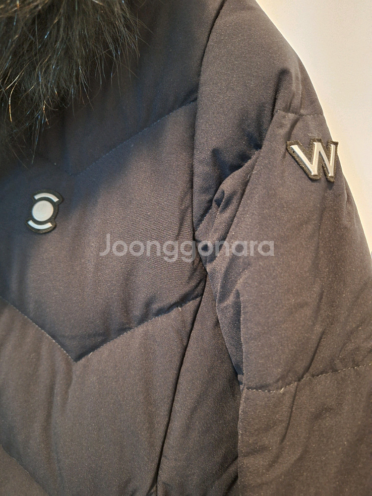 와이드앵글 여성 골프웨어 구스 롱패딩--1