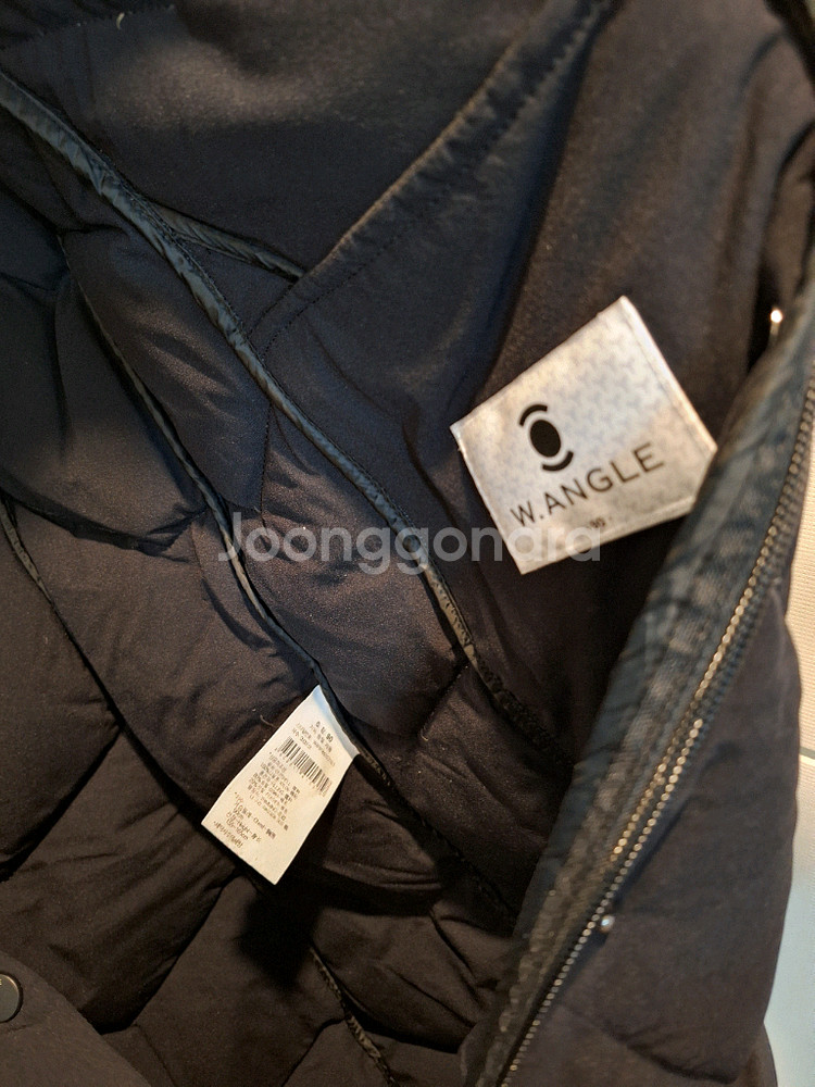 와이드앵글 여성 골프웨어 구스 롱패딩--4