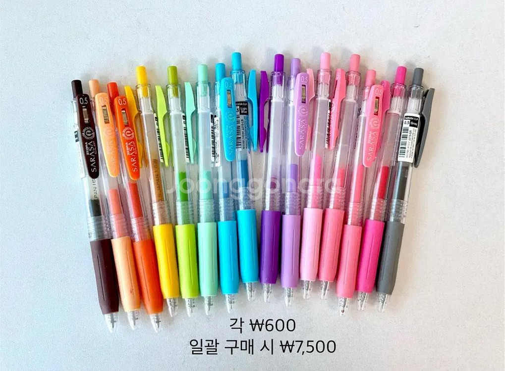 사라사 클립, 시그노, 겔리롤/젤리롤--0