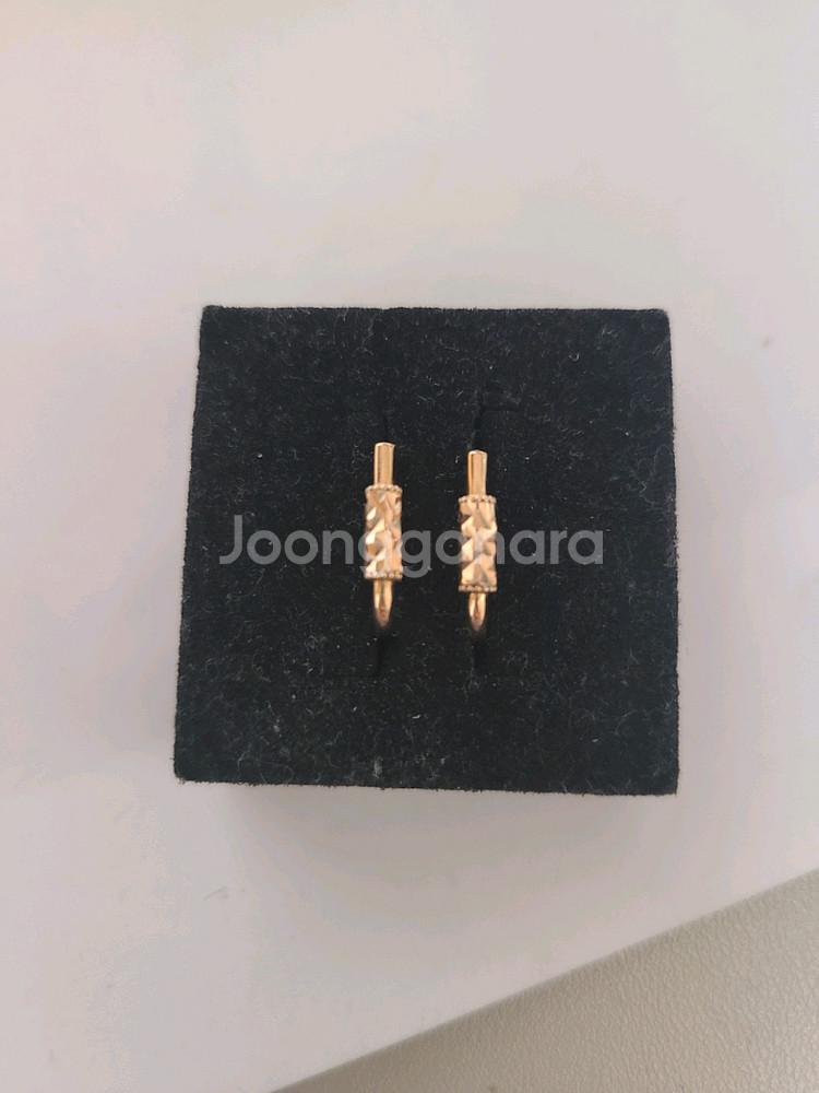 18k 핑크골드 귀걸이--4
