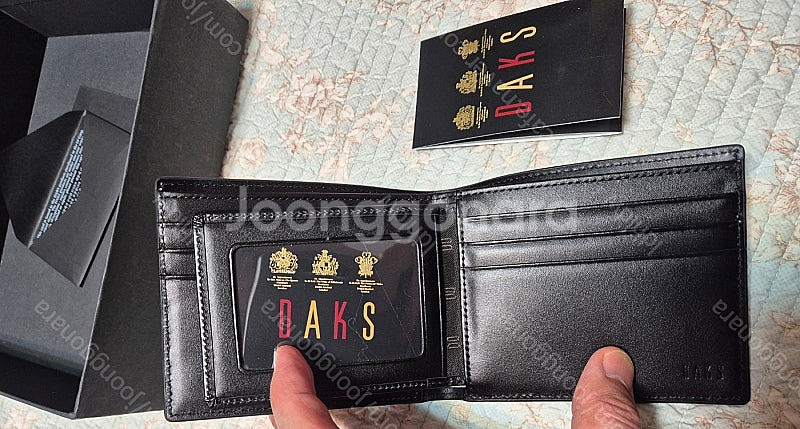 닥스남성반지갑(천연 소가죽) 새제품 생일 선물 최고--0
