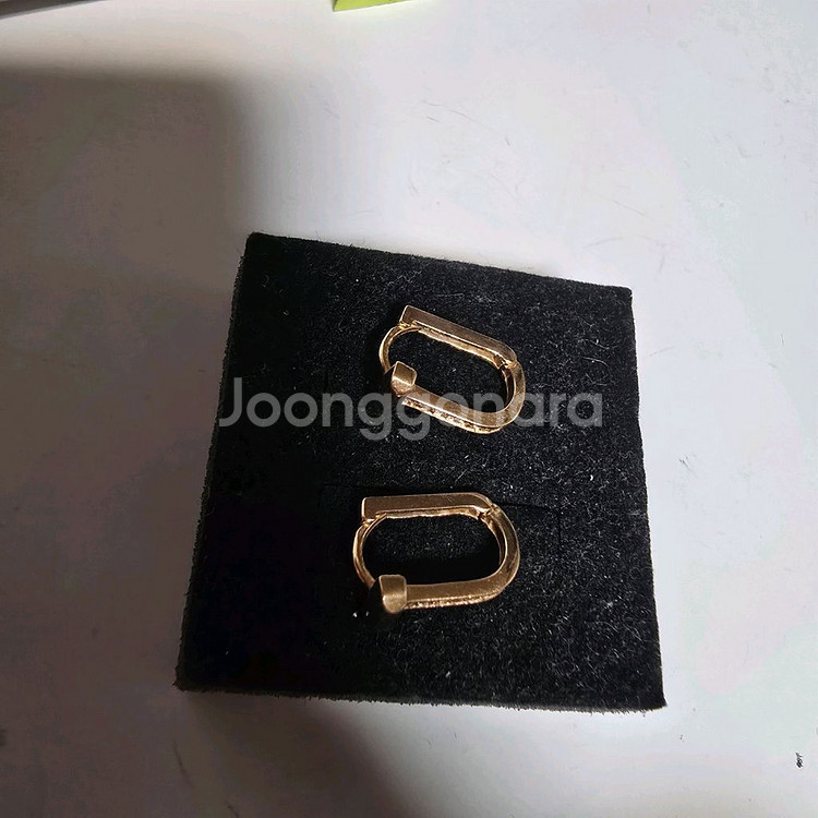 18k 핑크골드 귀걸이--1