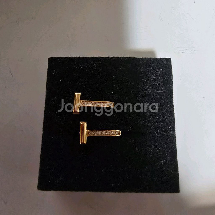 18k 핑크골드 귀걸이--0