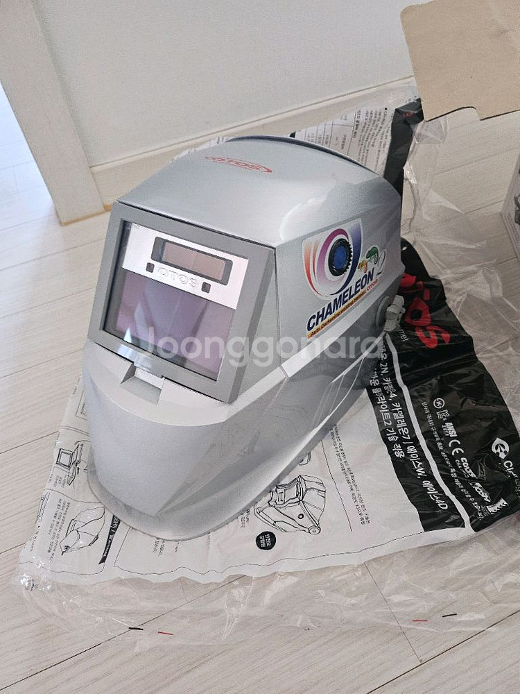 오토스 카멜레온2N 자동 용접 헬멧 새상품--1