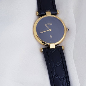 까르띠에 머스트탱크 방돔 블랙 24mm 까르띠에시계