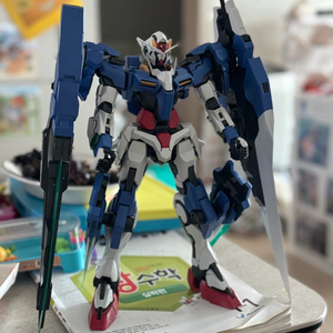 반다이 pg 더블오 세븐소드 가조립 팝니다.