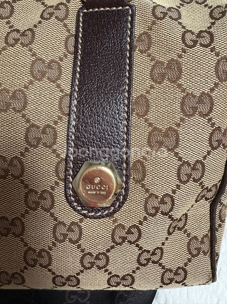 구찌 캔버스 토트백--2