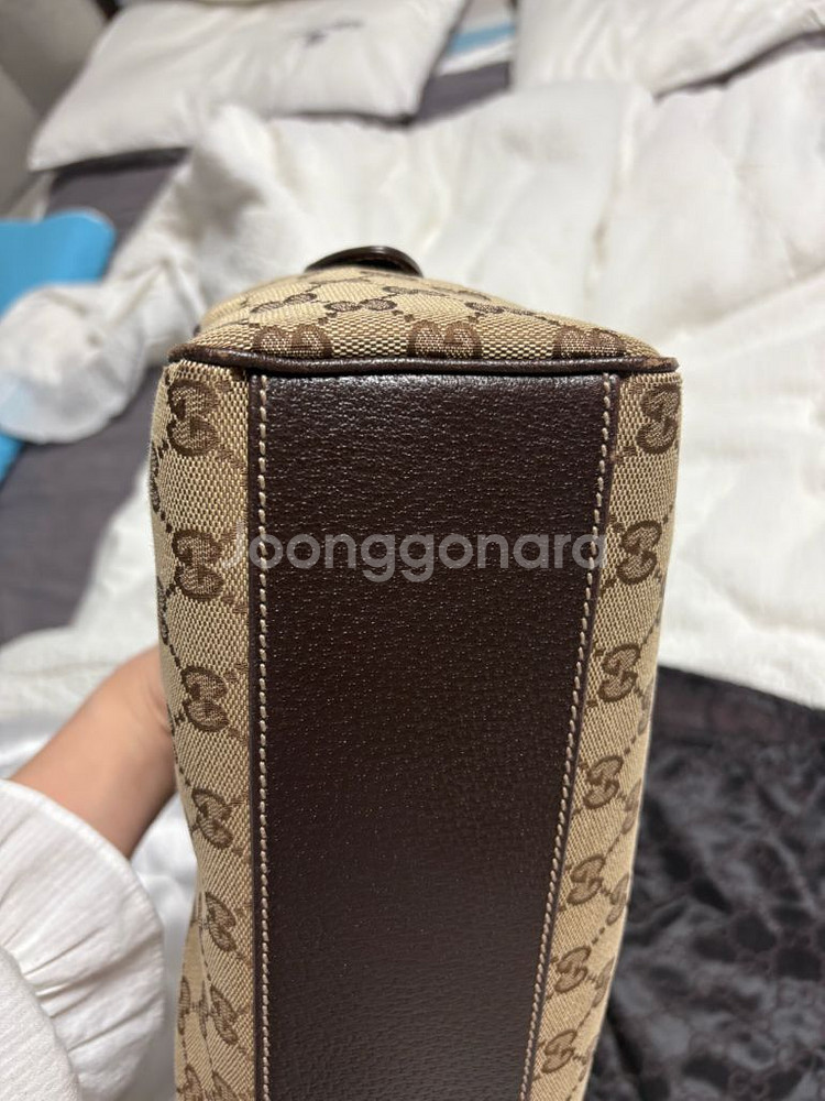 구찌 캔버스 토트백--5