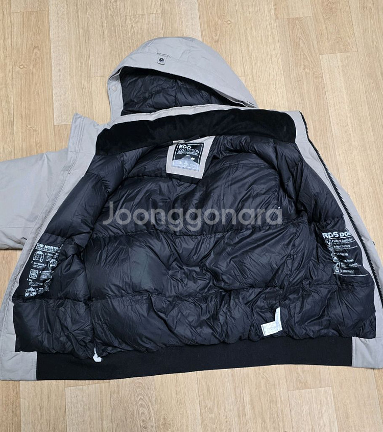 (택포)노스페이스 구스숏패딩 남 95--2