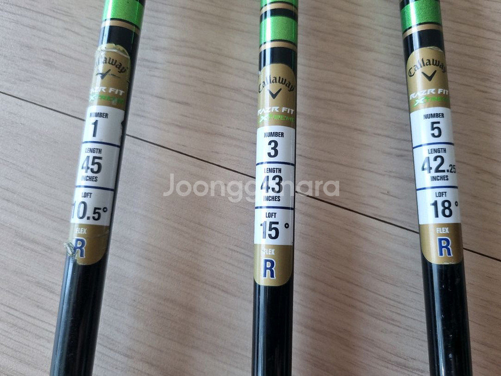 캘러웨이 레이저 핏 익스트림 드라이버 ,5,3번--2