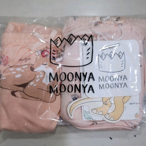 무냐무냐 여아삼각팬티 60호 2매입 1세트 새상품