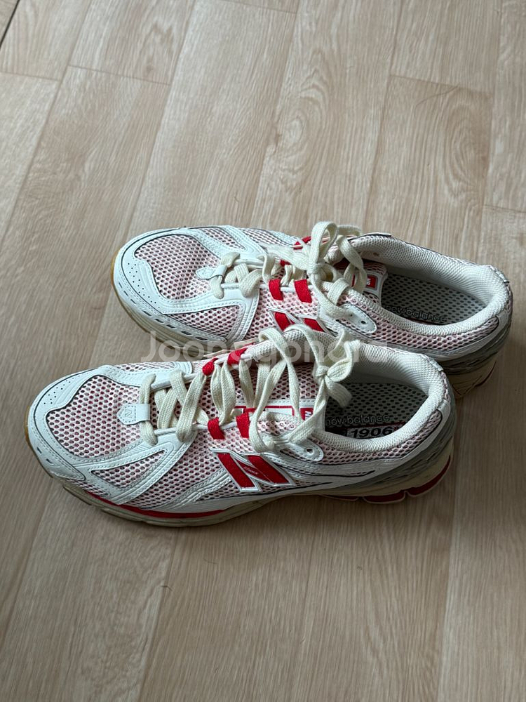 뉴발란스 1906 화이트 레드--1