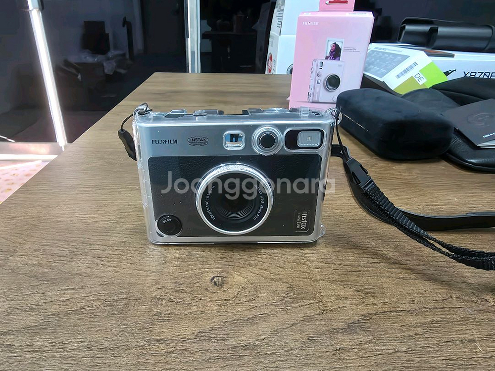 인스탁스 미니 에보 폴라로이드 카메라 (케이스.필름 포--0