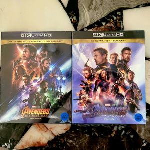 어벤져스3+4 4K 블루레이 스틸북 한정판