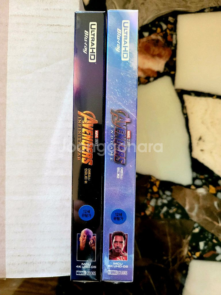 어벤져스3+4 4K 블루레이 스틸북 한정판--3