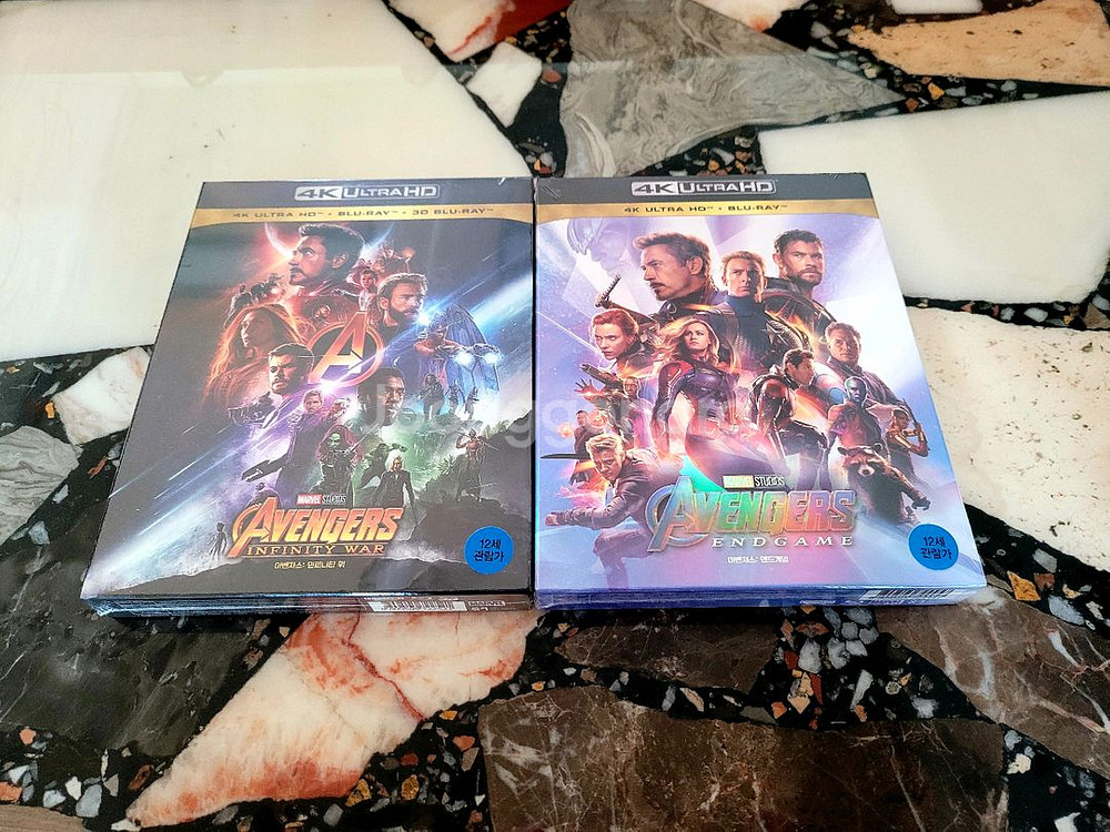 어벤져스3+4 4K 블루레이 스틸북 한정판--5