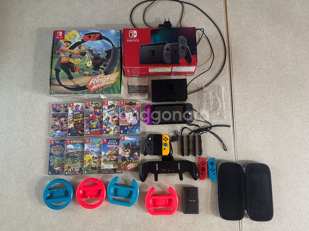 닌텐도 스위치풀세트 (게임팩10)--0