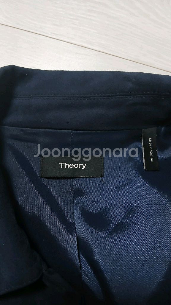Theory 네이비 스웨이드 (L)(상태최상)--2
