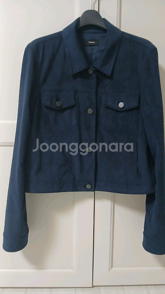 Theory 네이비 스웨이드 (L)(상태최상)--4