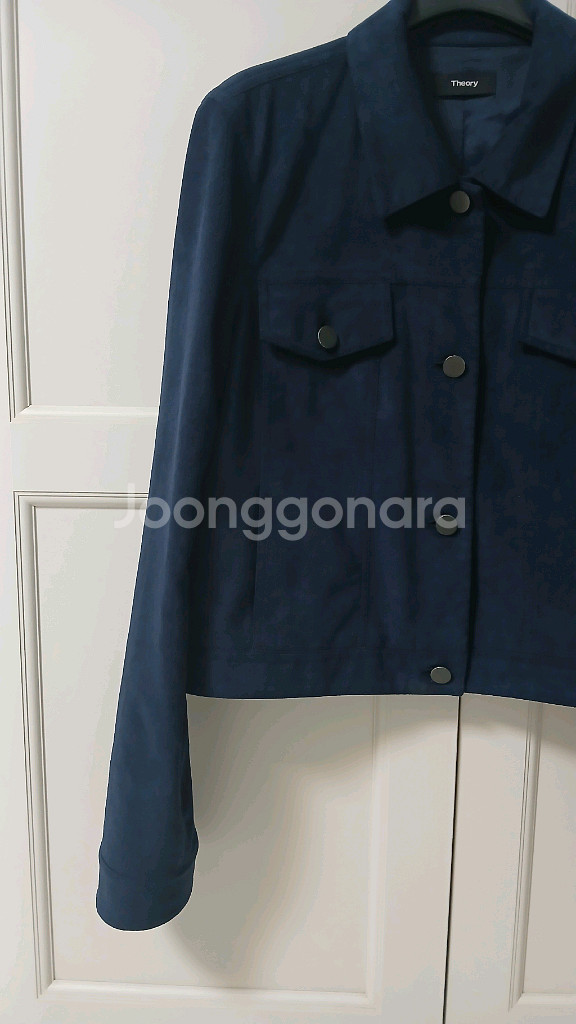 Theory 네이비 스웨이드 (L)(상태최상)--7