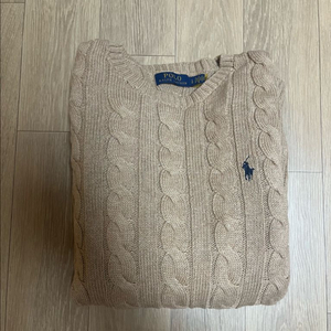 폴로 랄프로렌 케이블 꽈배기 니트 L 새옷