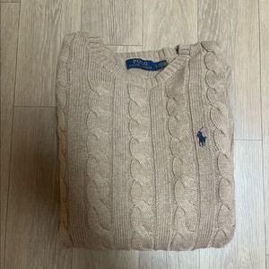폴로 랄프로렌 케이블 꽈배기 니트 L 새옷