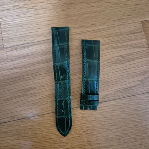 파텍필립 가죽 스트랩 유광 엘리 그린