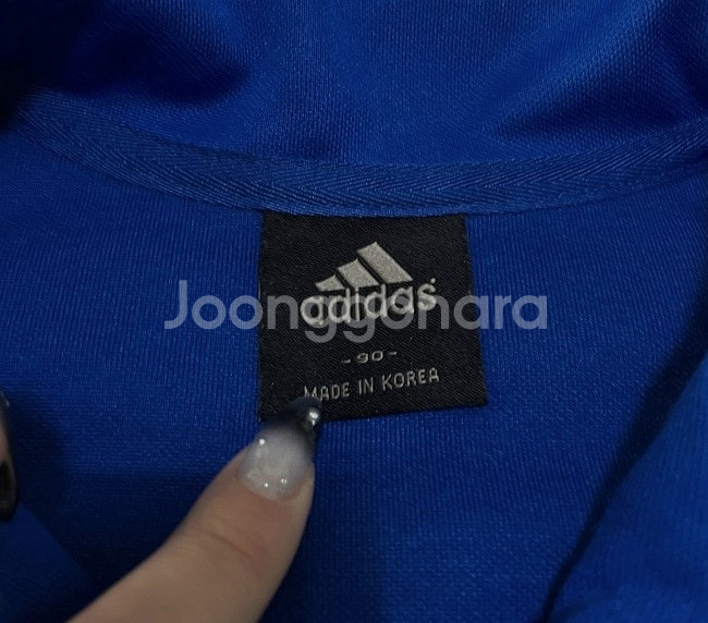 아디다스 블루 파랑 여자 트랙탑 져지집업 90/S--3
